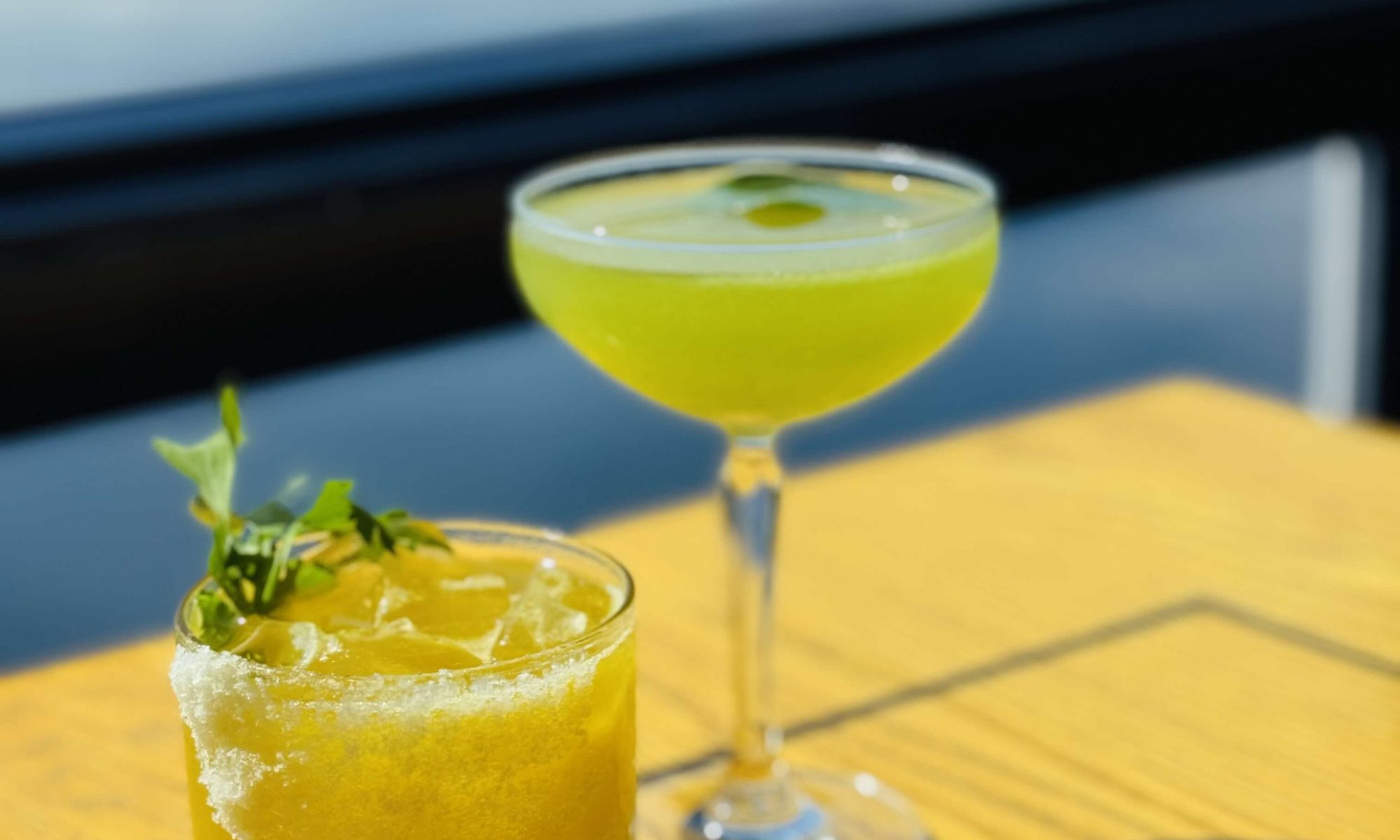 Two summer cocktails at Ray's